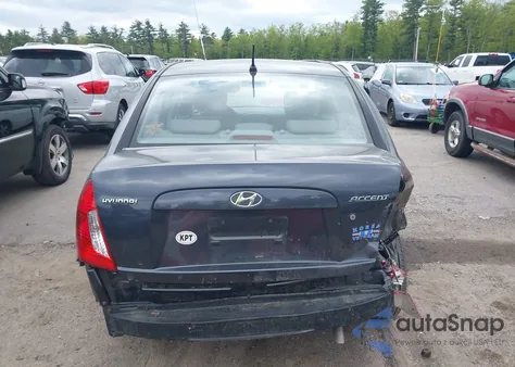 2007 Hyundai Accent Gls from USA, damaged, VIN KMHCN46C47U158945